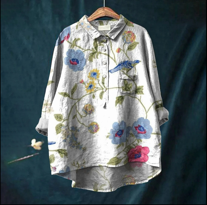 Isabella - Premium Women's Dog Print Shirt