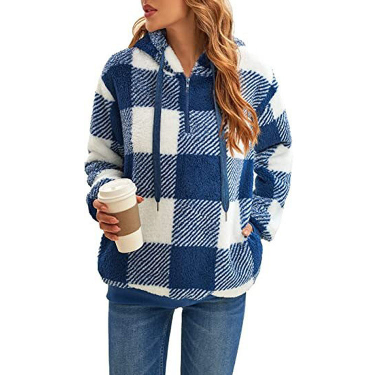 Mariam - Stylish Half-Zip Sweater