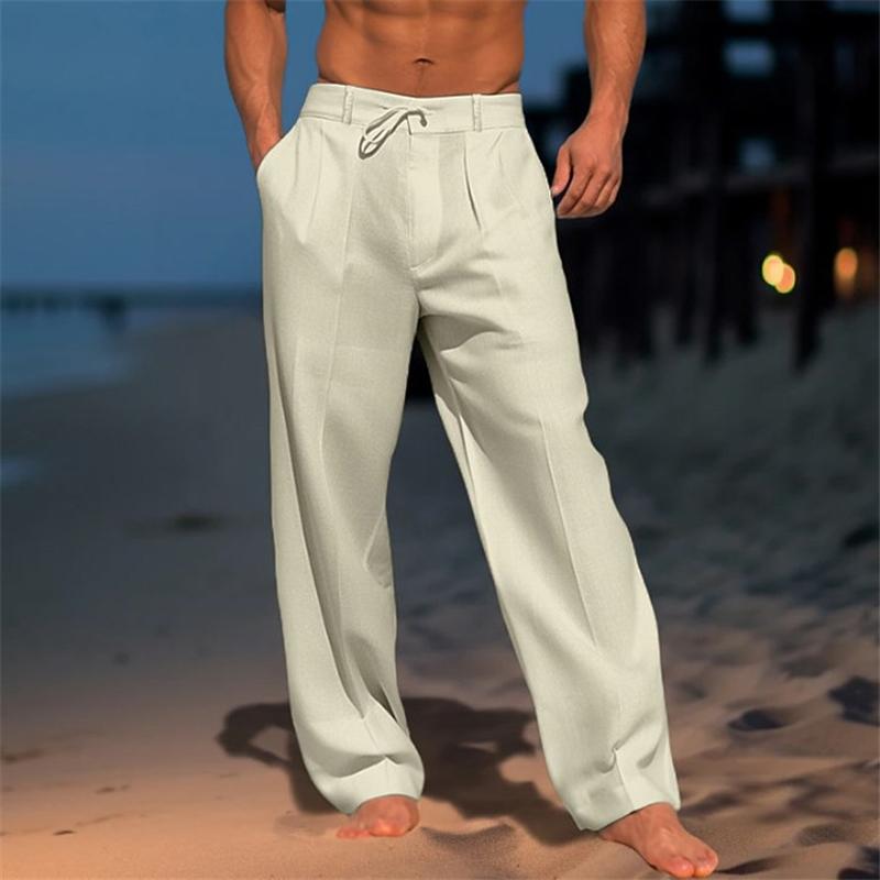 Callum | Men’s Breathable Linen Pants | Wrinkle-Resistant