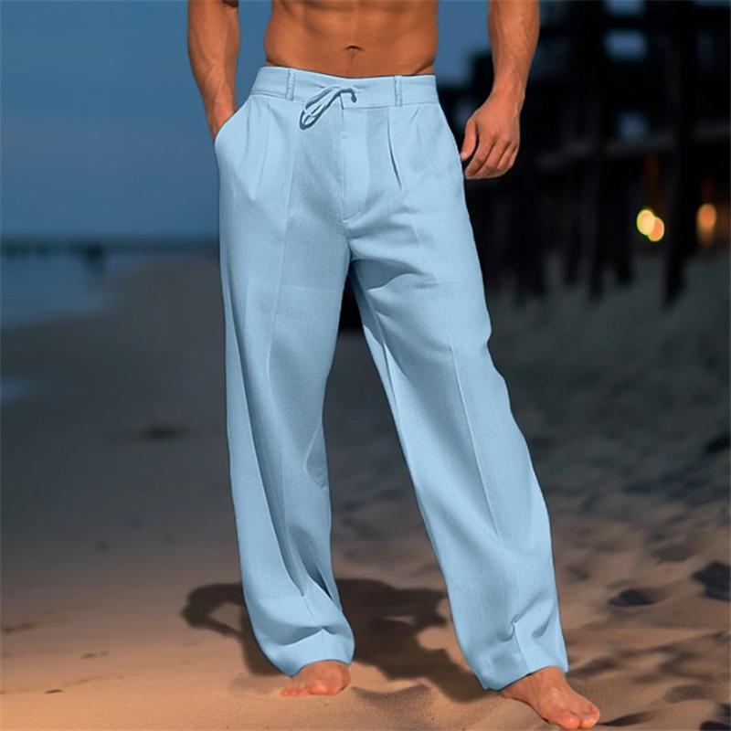 Callum | Men’s Breathable Linen Pants | Wrinkle-Resistant